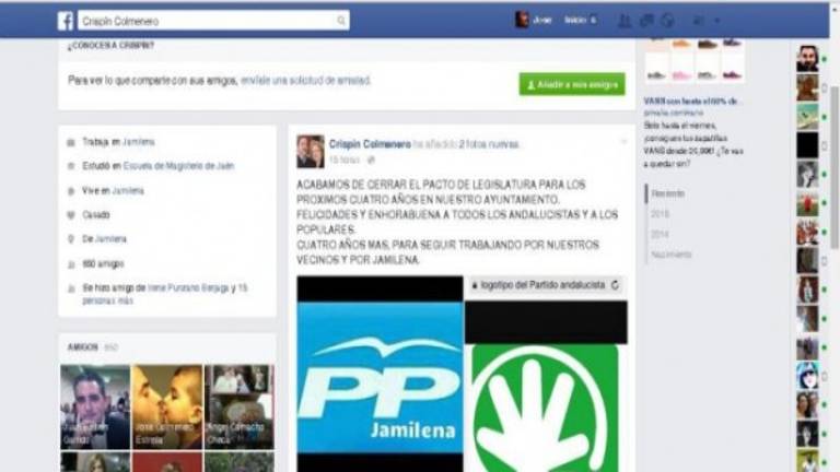 El PP y el PA se hacen con Jamilena al reeditar su pacto El PP y el PA se hacen con Jamilena al reeditar su pacto