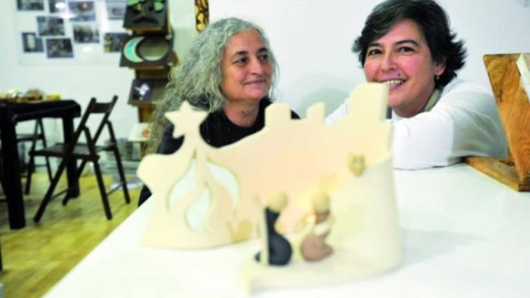 Belenes que se adentran en lo artístico Belenes que se adentran en lo artístico