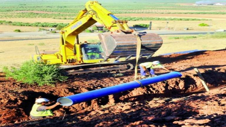 La renovación de la red de agua de El Condado, a un 20% La renovación de la red de agua de El Condado, a un 20%