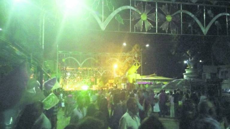 Problemas de luz en la feria Problemas de luz en la feria