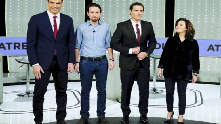 Un intenso debate a cuatro Un intenso debate a cuatro