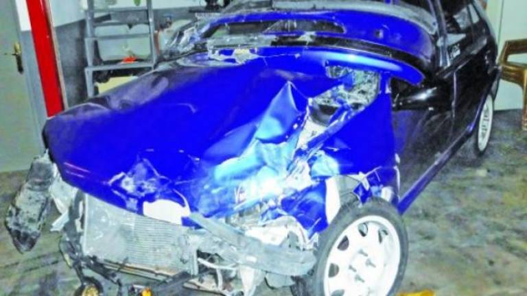 Accidente con cuatro heridos en el cruce de Fuente Álamo Accidente con cuatro heridos en el cruce de Fuente Álamo