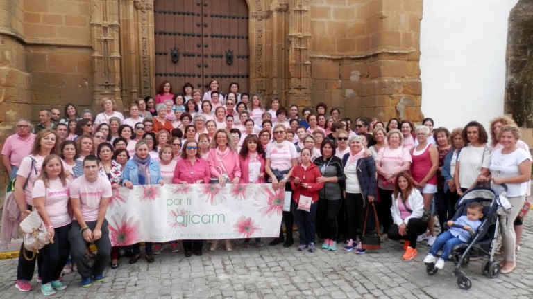 Una marcha benéfica por el cáncer de mama