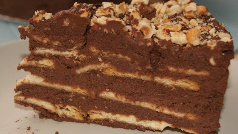 Tarta de galletas María Tarta de galletas María