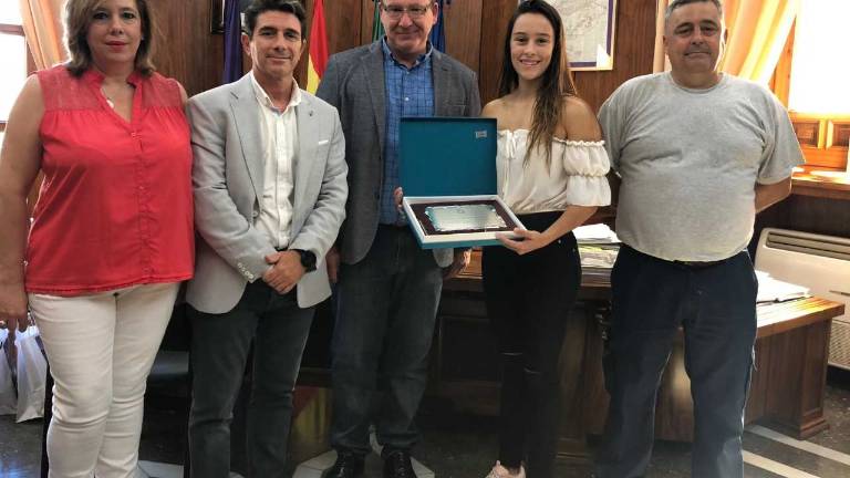Homenaje a una campeona de España Homenaje a una campeona de España