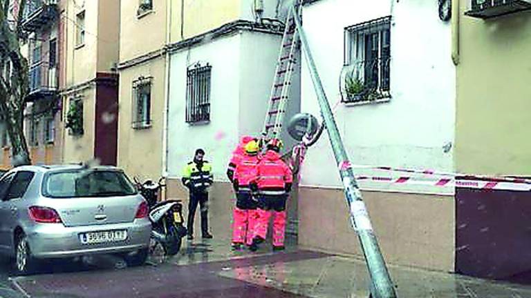 Lluvia, mucho viento y nieve en las sierras