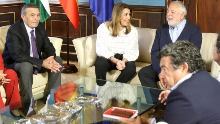 Susana Díaz asegura la subida de las pensiones Susana Díaz asegura la subida de las pensiones