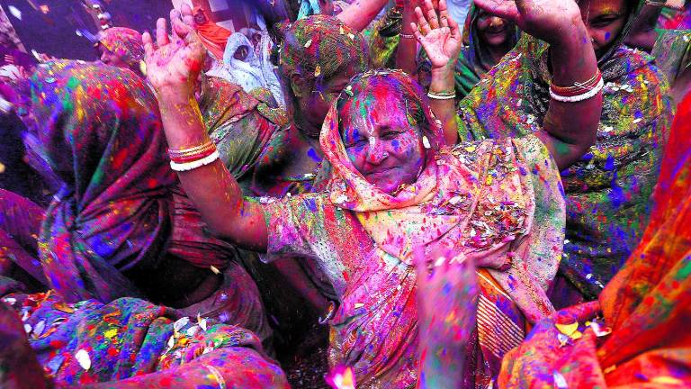 Una gran explosión de color en la India Una gran explosión de color en la India