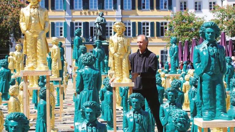 Esculturas de Beethoven en su ciudad natal