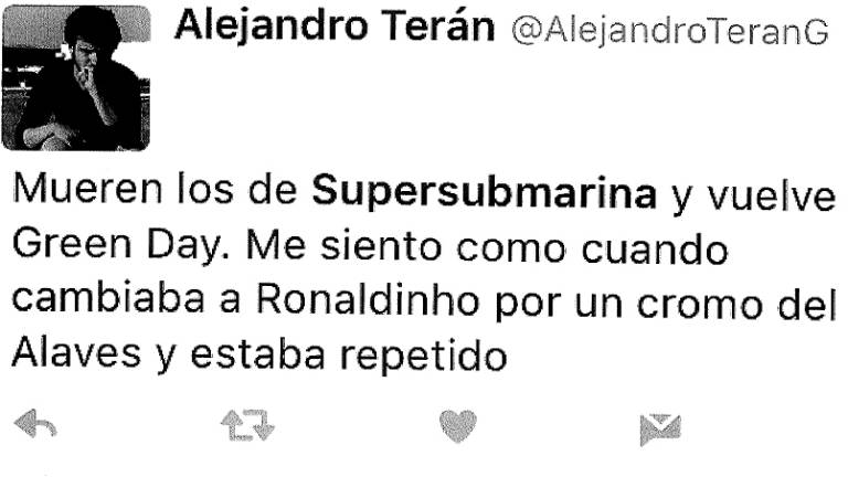 Un juez investiga tuits vejatorios contra los Supersubmarina Un juez investiga tuits vejatorios contra los Supersubmarina
