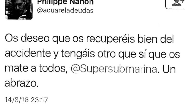 Un juez investiga tuits vejatorios contra los Supersubmarina Un juez investiga tuits vejatorios contra los Supersubmarina