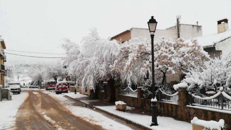 La nieve obliga a circular con cadenas en diez vías