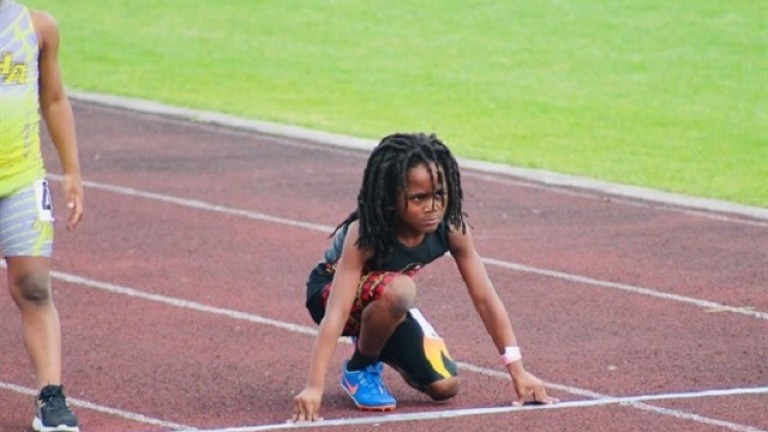 Rudolph Ingram, de 7 años, heredero de Usain Bolt