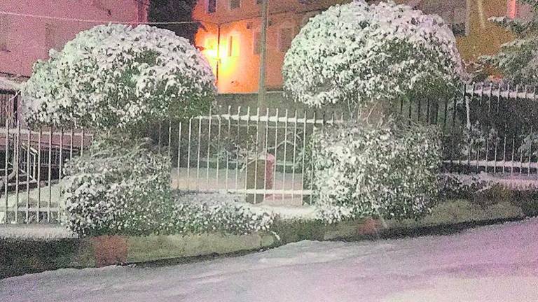 Una nevada a mitad de abril Una nevada a mitad de abril
