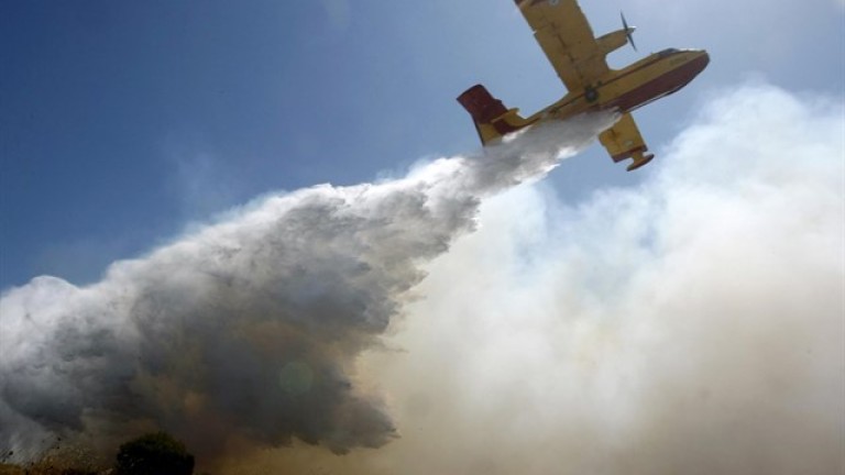 Un avión de extinción de incendios se estrella en Portugal