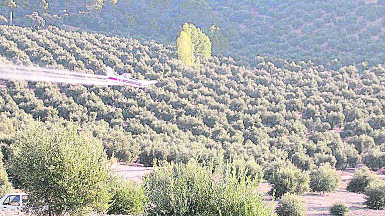 Avionetas protegen la cosecha