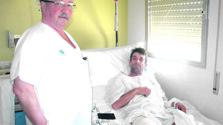 “Si no es por los médicos, el toro me habría matado” “Si no es por los médicos, el toro me habría matado”