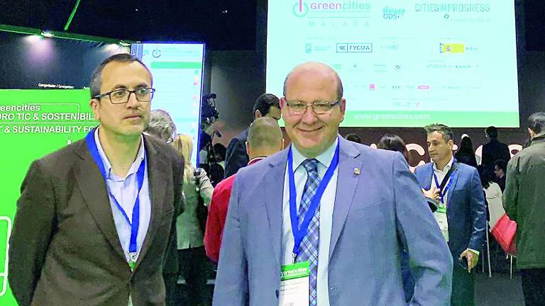 La capital promociona su idea de ser “smart city” en Málaga La capital promociona su idea de ser “smart city” en Málaga