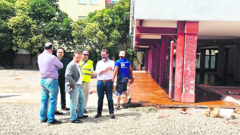 Buen ritmo en las obras que se ejecutan en el sector Almería