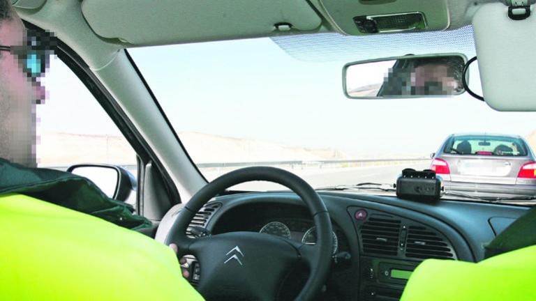 La Guardia Civil coge a un conductor a 190 kilómetros por hora por Baeza