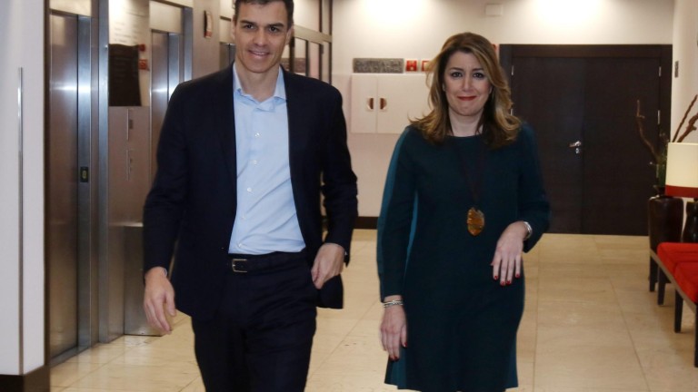 Díaz: “Los andaluces siempre ayudaremos a Pedro Sánchez”