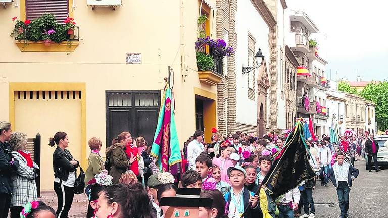 Los escolares viven su romería