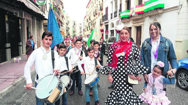 Los escolares viven su romería