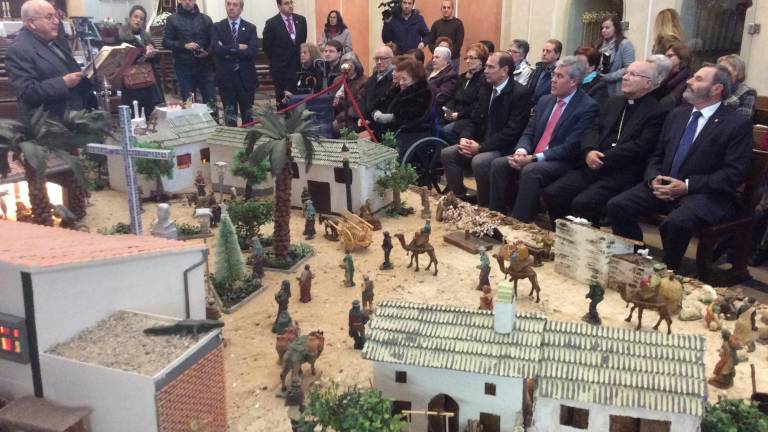 Bendición del Belén artesanal en el Camarín Bendición del Belén artesanal en el Camarín