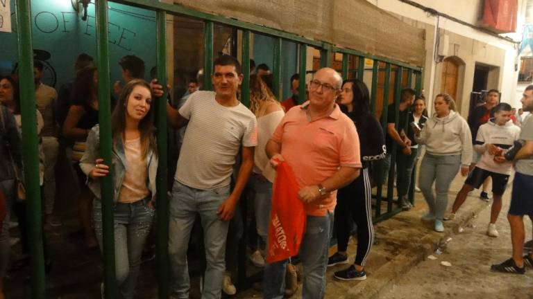 Lleno en el encierro nocturno Lleno en el encierro nocturno