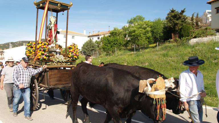 La romería llena de fiesta la sierra