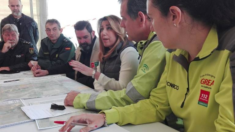 Susana Díaz traslada el pésame a la familia del joven fallecido de Martos