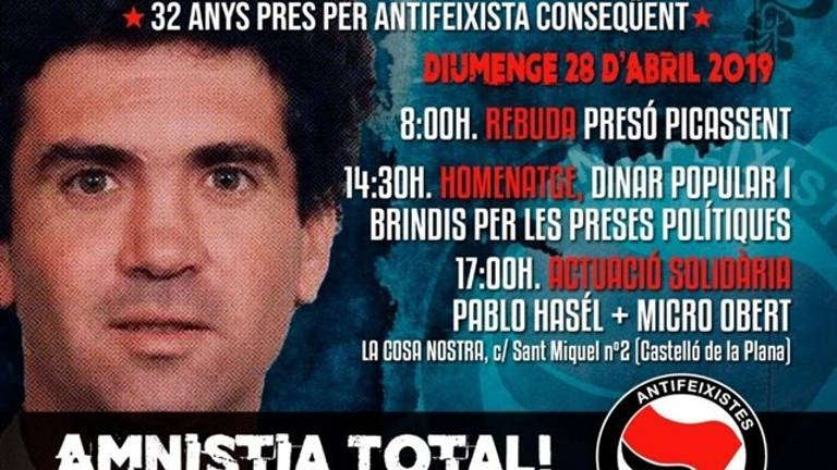 El ex del Grapo Paco Cela sale de prisión tras tres décadas El ex del Grapo Paco Cela sale de prisión tras tres décadas
