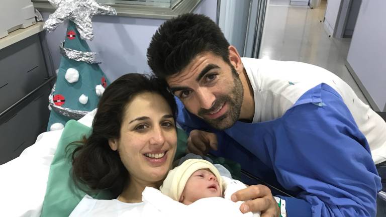 Lucía colma de felicidad a Eva y a David Lucía colma de felicidad a Eva y a David