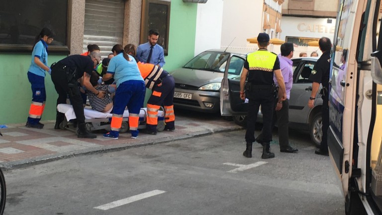 Accidente con una mujer herida en Torredonjimeno