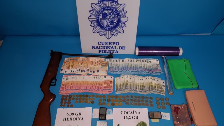 Desmantelado un punto de venta de droga en Linares