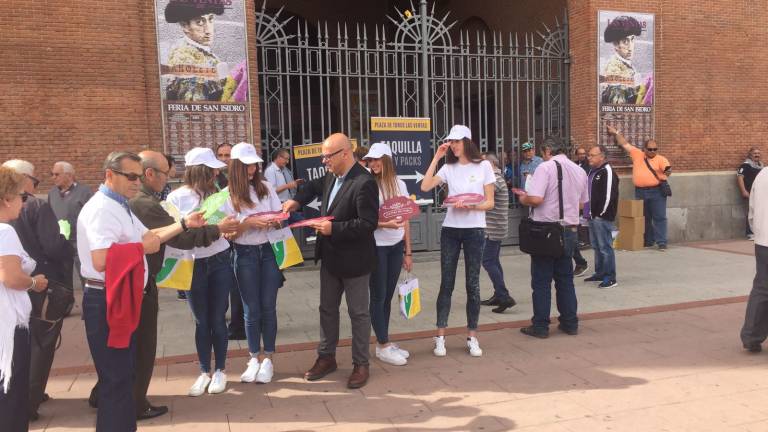La Diputación promociona los encantos taurinos de Jaén en Las Ventas La Diputación promociona los encantos taurinos de Jaén en Las Ventas