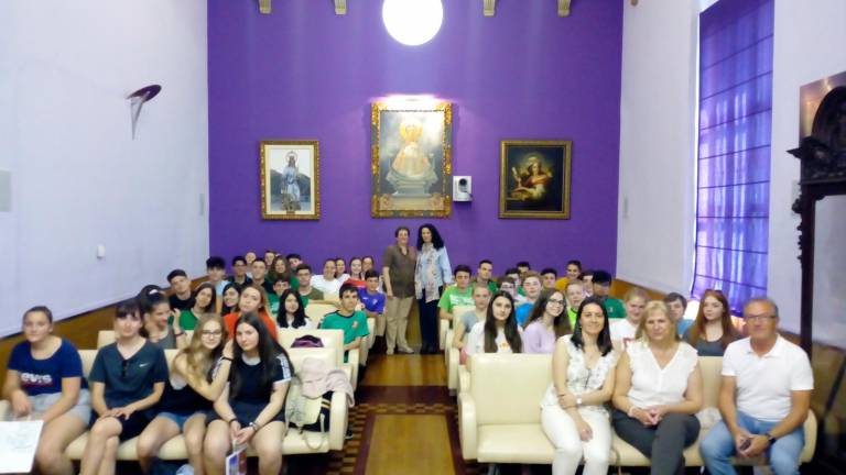 Recepción a catorce alumnos de Alemania Recepción a catorce alumnos de Alemania