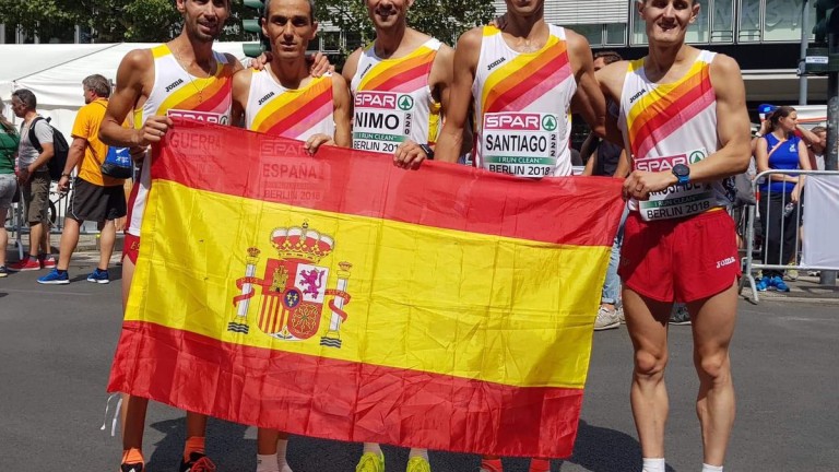 España gana una plata y un bronce por equipos en maratón