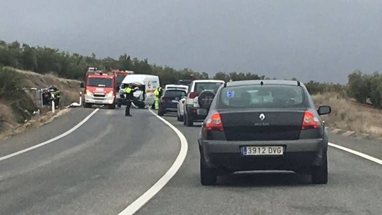 Dos muertos en un accidente de tráfico en la A-316, en Martos