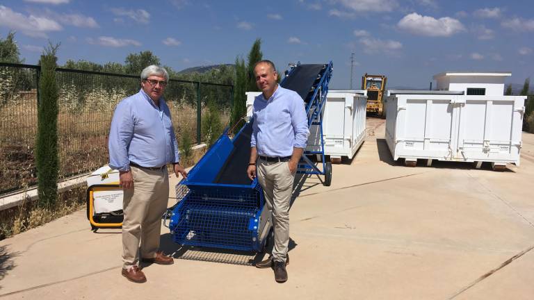 Cintas transportadoras para paliar el cúmulo de escombros