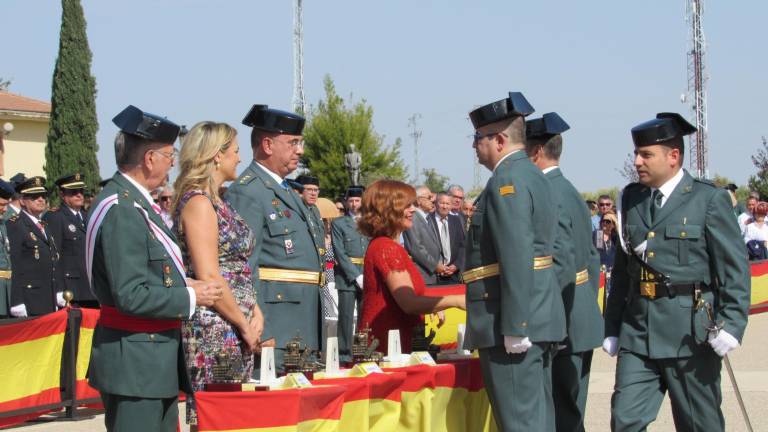 Muestra de orgullo español en la Academia de Baeza Muestra de orgullo español en la Academia de Baeza