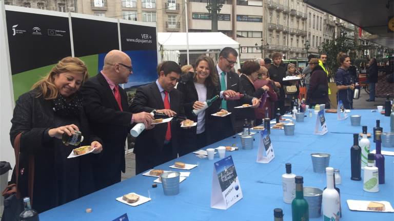Promoción del aceite de oliva en Vigo Promoción del aceite de oliva en Vigo