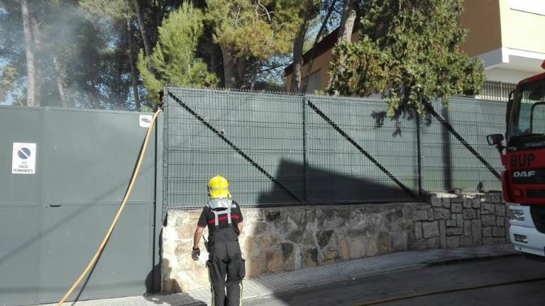 Nuevo incendio en el pinar de un instituto