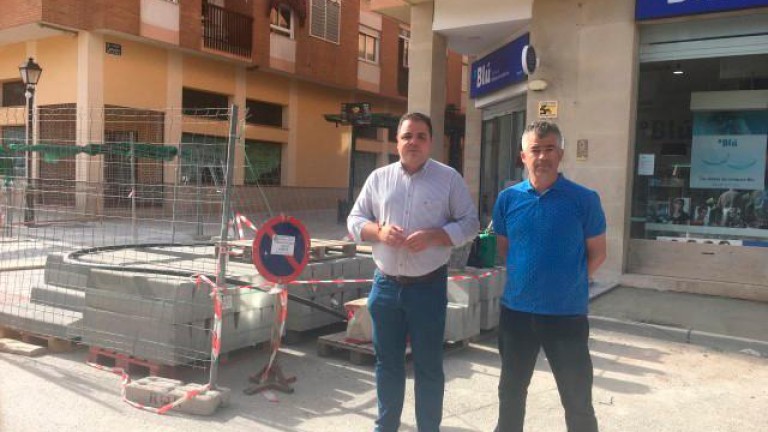 Trabajos para hacer más accesible la calle Félix Rodríguez de la Fuente