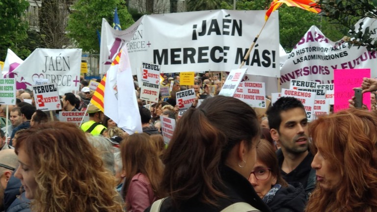Jaén alza la voz en la “Revuelta de la España Vaciada”