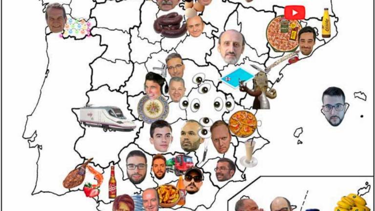 El mapa con más guasa de internet tiene acento de Jaén