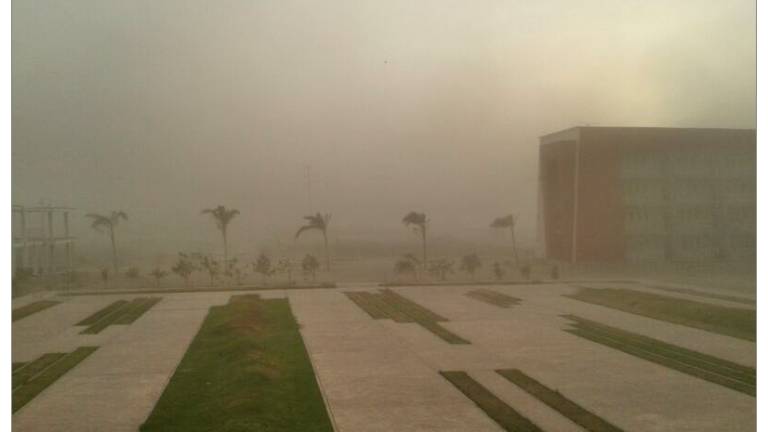 Posible remolino de viento en Martos