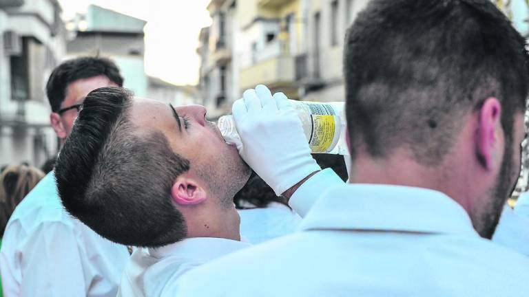 Momento álgido de las fiestas de septiembre