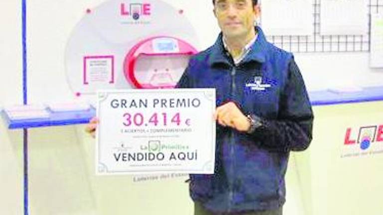 La Primitiva reparte más de 30.000 euros La Primitiva reparte más de 30.000 euros
