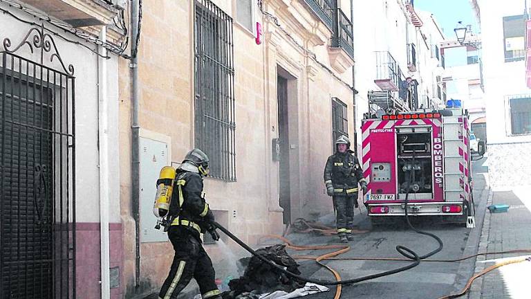 Incendio en la casa-hogar de Faisem al arder varias prendas Incendio en la casa-hogar de Faisem al arder varias prendas
